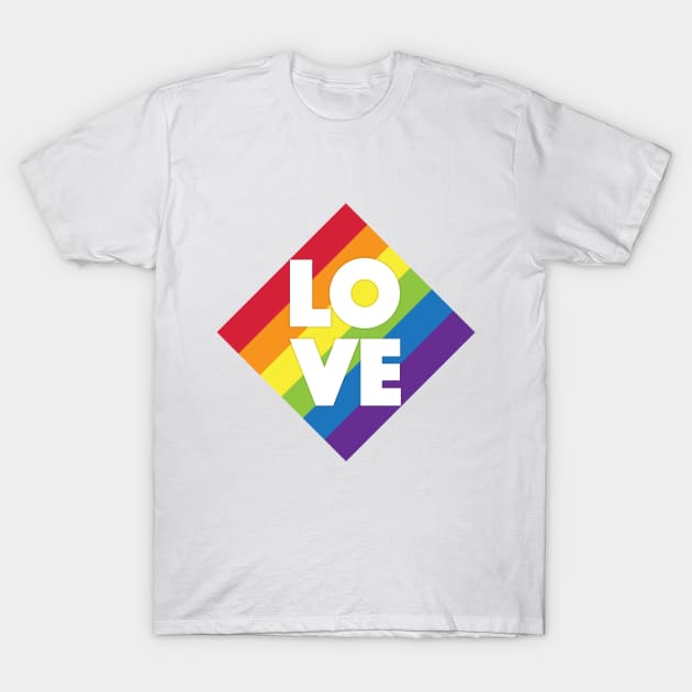 LOVE Pride T-Shirt by Akbaly